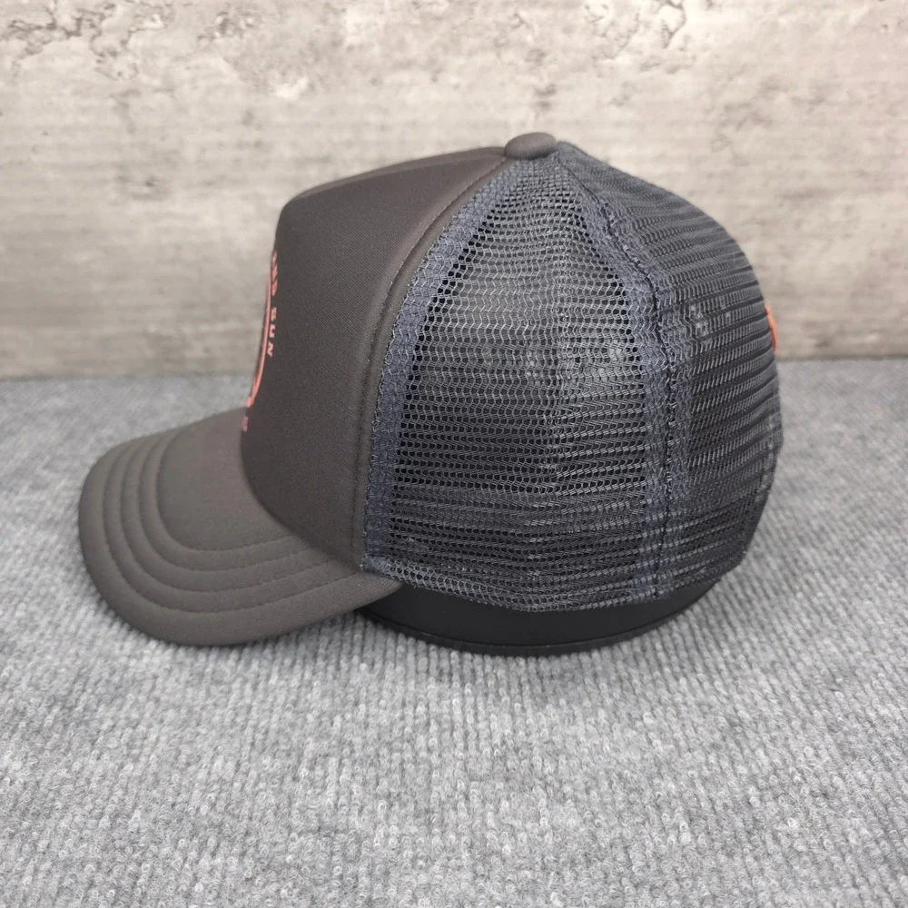 Salt Life Hat Cap Youth Snap Back Black Peace Love And Sun Beach Surf Trucker